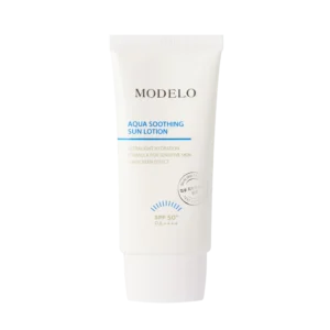Modelo lengvos tekstūros kremas su SPF50+ "Aqua soothing lotion"